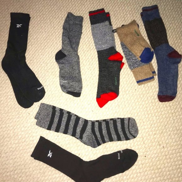NEW WINTER SOCKS THICK AND WARM VERY HIGH QUALITY ROOTS / REEBOK - Picture 1 of 1